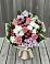 Букет цветов из: Альстромерии, Гвоздики, Розы и Хризантемы в Струбково