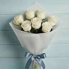Букет 7 Белых роз Эдлесс Лав #REPLACE_PRED# Струбково