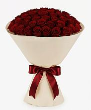 Букет 101 Бордовая роза Блэк Бакарра в Струбково