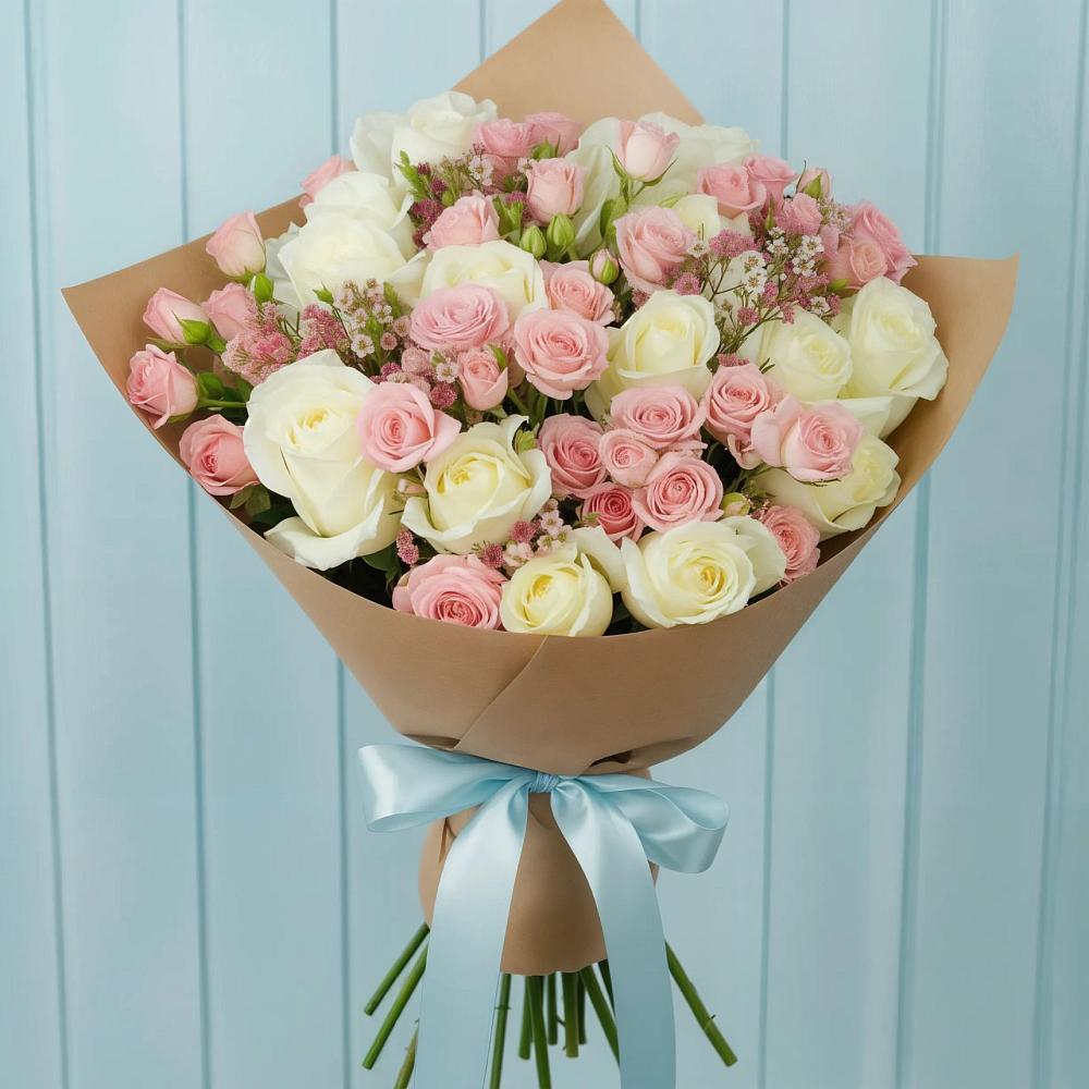 Букет цветов из: Розы в Струбково