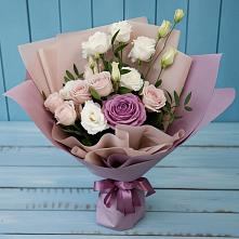 Букет цветов из:  Розы и Лизиантусы в Струбково