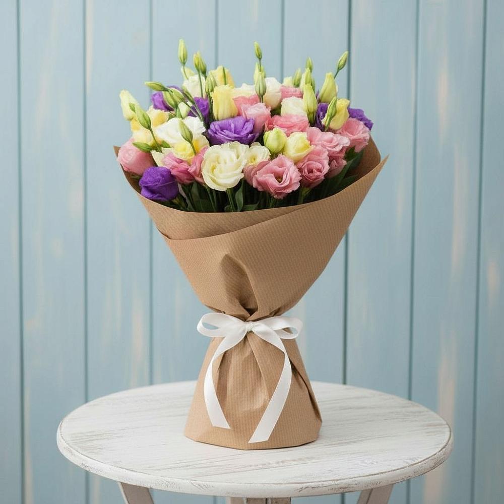 Букет цветов из: Лизиантусы в Струбково