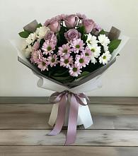 Букет цветов из:  Хризантемы и Розы в Струбково