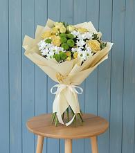 Букет цветов из:  Хризантемы и Розы #REPLACE_PRED# Струбково