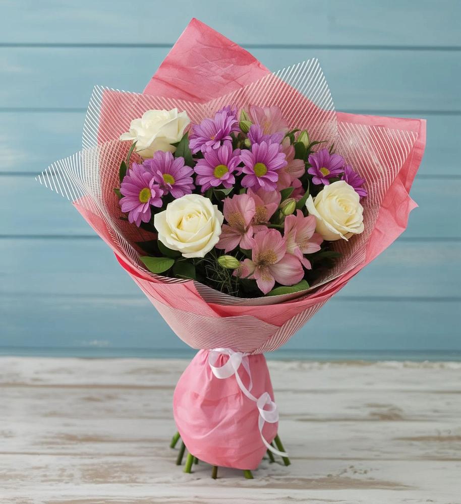 Букет цветов из: Герберы в Струбково