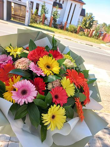 Букет цветов из: Герберы в Струбково