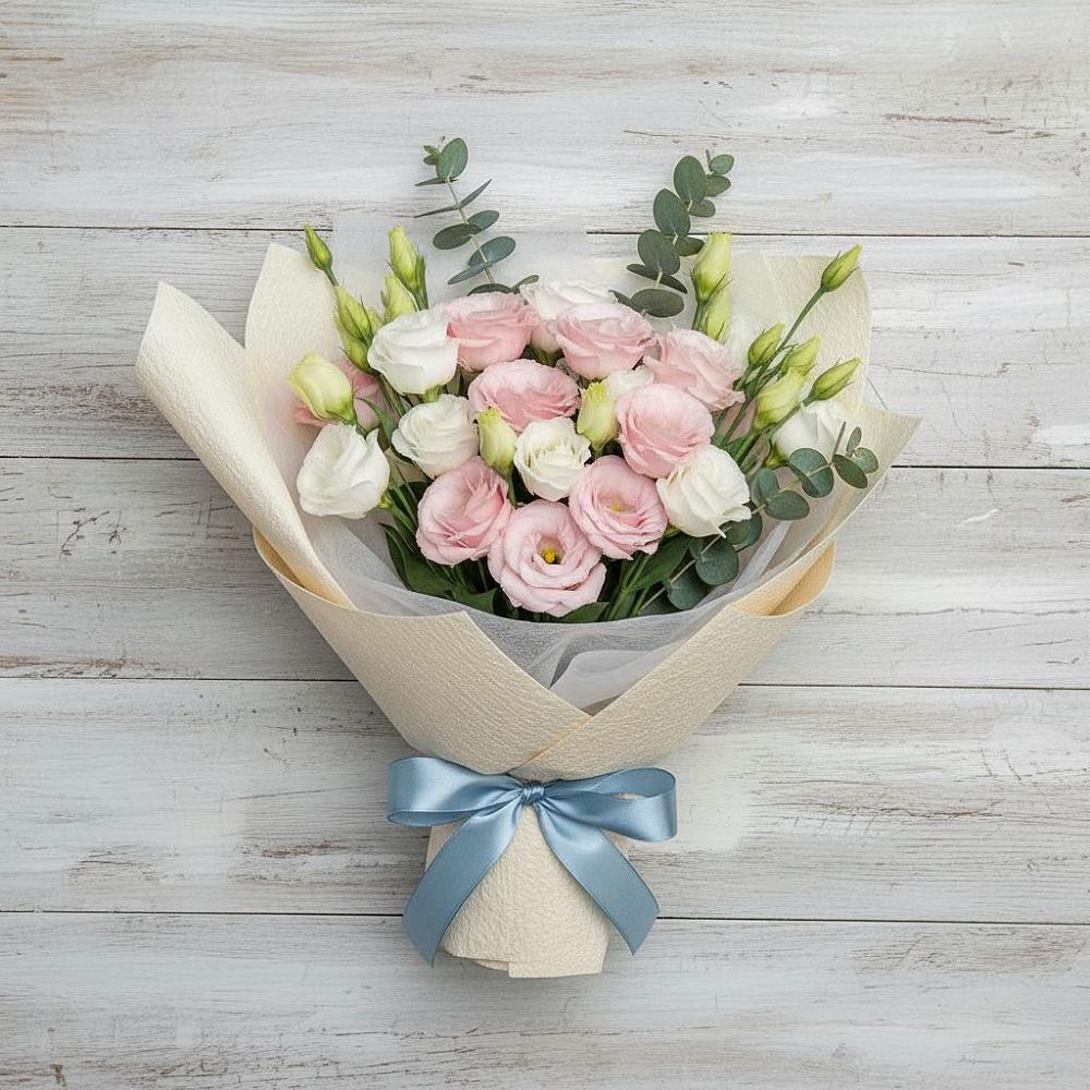 Букет цветов из: Лизиантусы в Струбково